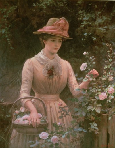 Escolhendo rosas de Charles Sillem Lidderdale